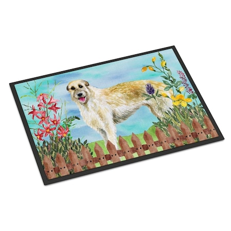 Carolines Treasures Irish Wolfhound Spring Indoor or Outdoor Mat - 24 x 36 in. CK1232JMAT